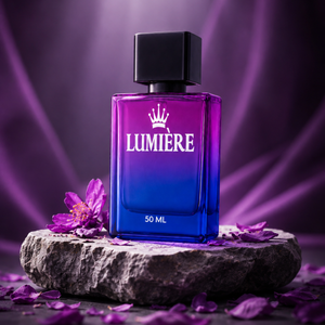LUMIÈRE luxury oil perfume — rose, mandarin, sweet pear — SOMI AURA