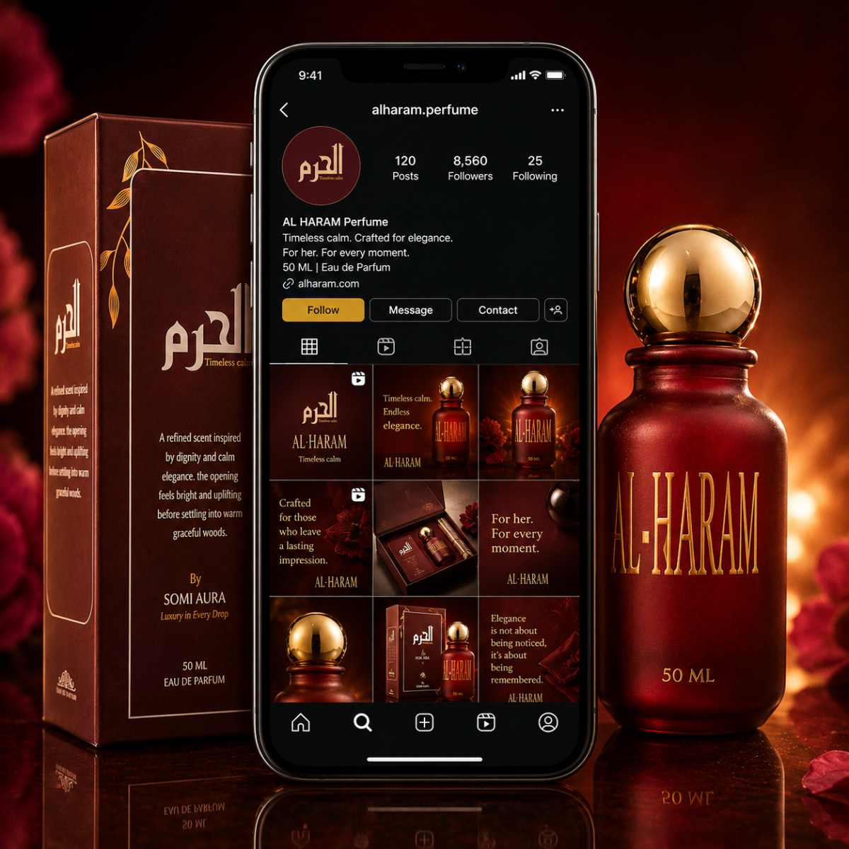SOMI AURA luxury oil perfume lifestyle — premium Indian fragrance