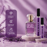 DESIRE luxury oil perfume — coffee, vanilla, patchouli — SOMI AURA