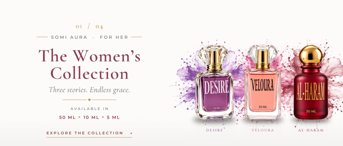 The Women's Collection — SOMI AURA women's perfumes
