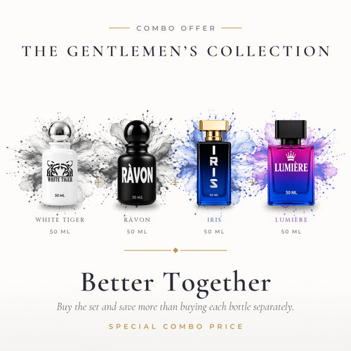 The Gentlemen's Collection combo offer – 4 men's oil perfumes gift set Pakistan