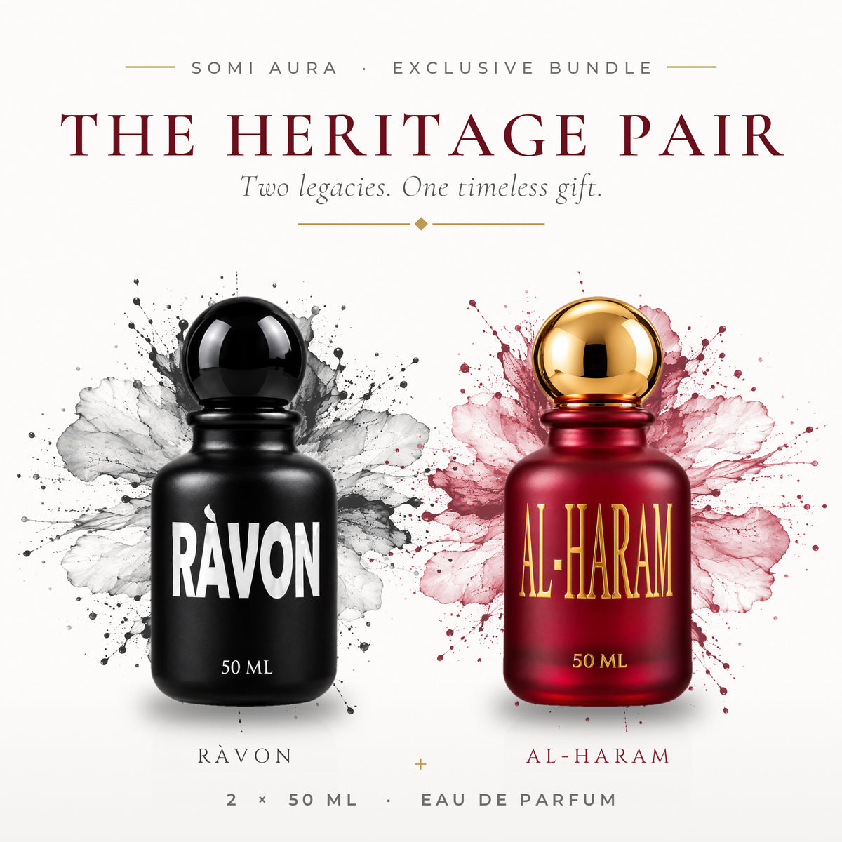 The Heritage Pair – RÀVON and AL-HARAM 50 ml by SOMI AURA