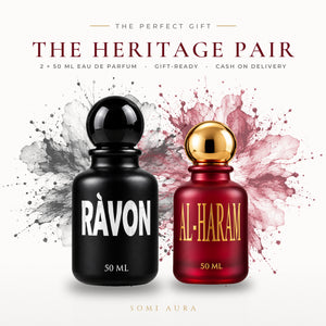 The Heritage Pair – perfect perfume gift for him and her – SOMI AURA Pakistan