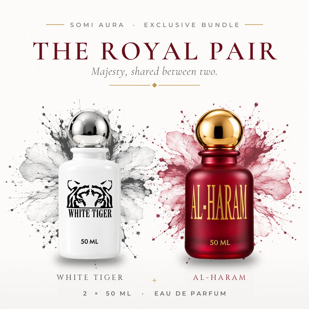 The Royal Pair – WHITE TIGER + AL-HARAM 50 ml by SOMI AURA