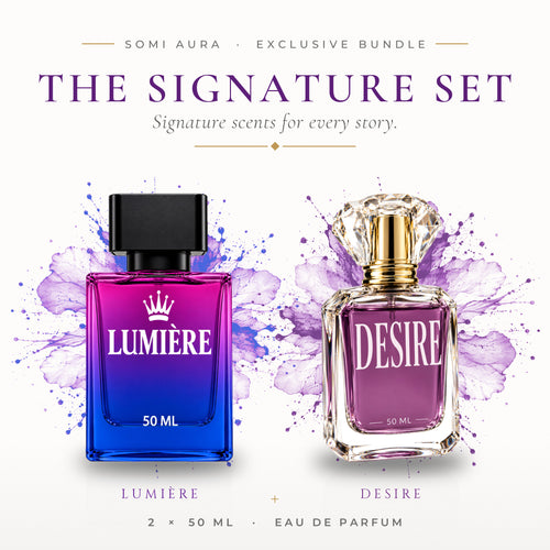 The Signature Set – LUMIÈRE and DESIRE 50 ml by SOMI AURA