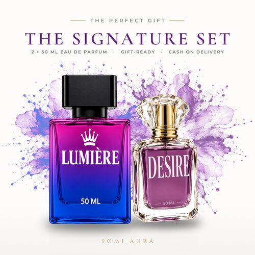 The Signature Set – perfect perfume gift for him and her – SOMI AURA Pakistan