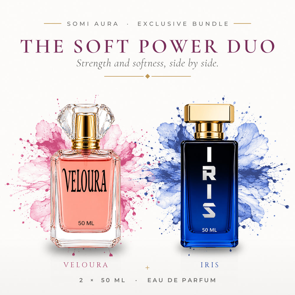 The Soft Power Duo – VELOURA and IRIS 50 ml by SOMI AURA