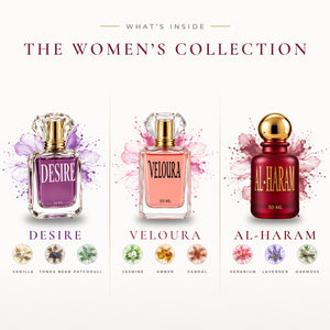 The Women's Collection – women's perfume key notes – SOMI AURA