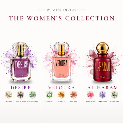 The Women's Collection – women's perfume key notes – SOMI AURA