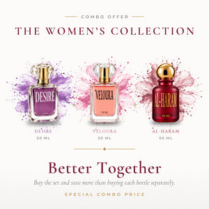 The Women's Collection combo offer – 3 women's oil perfumes gift set Pakistan