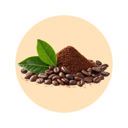 Coffee fragrance note — used in SOMI AURA DESIRE and RÀVON