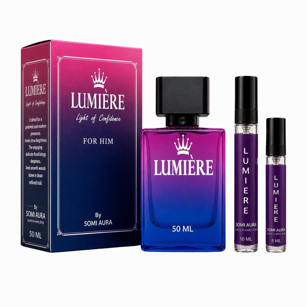 LUMIÈRE 50ml, 10ml and 5ml — SOMI AURA