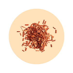 Sandalwood fragrance note — used in SOMI AURA WHITE TIGER and VELOURA