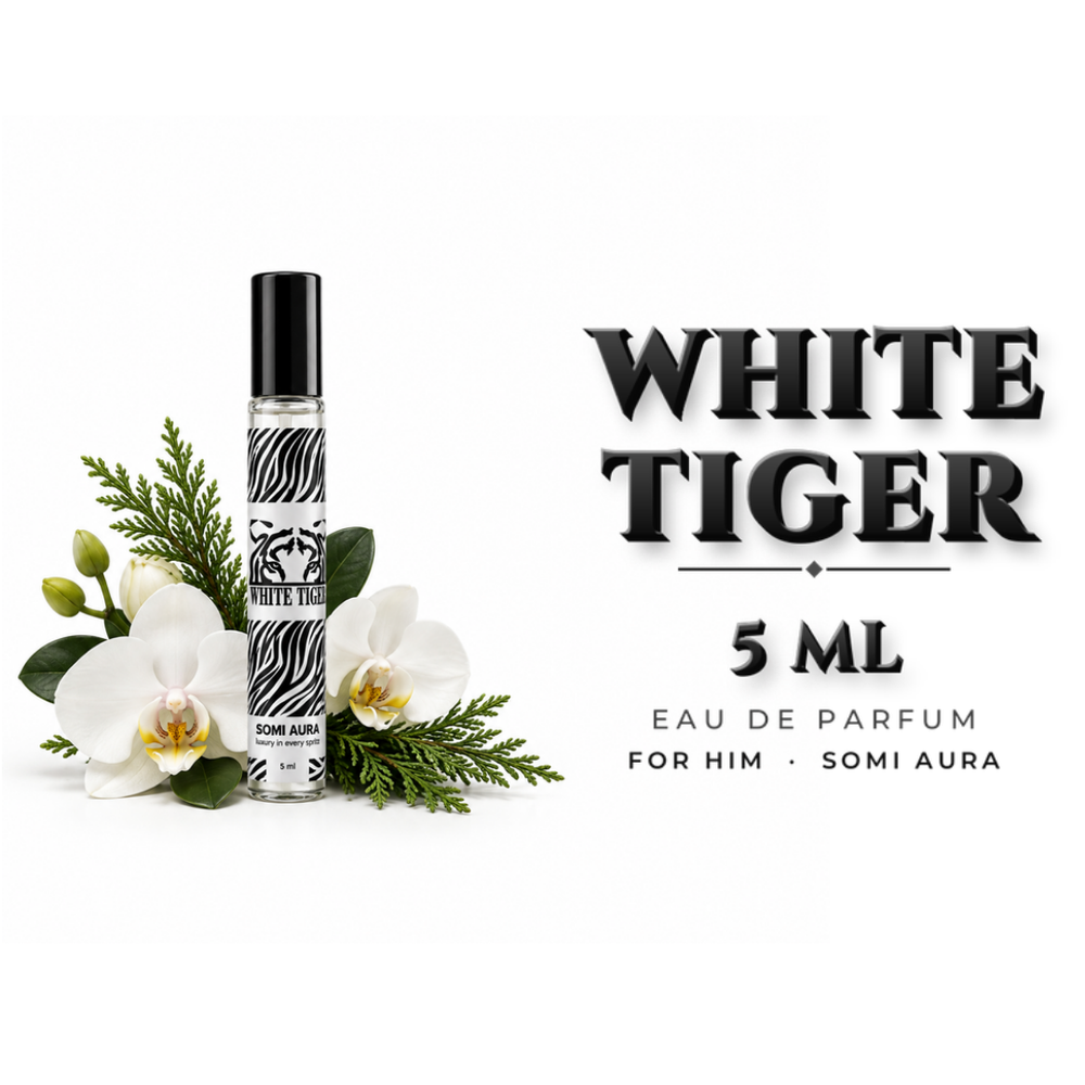 WHITE TIGER 5ml men's with notes — SOMI AURA