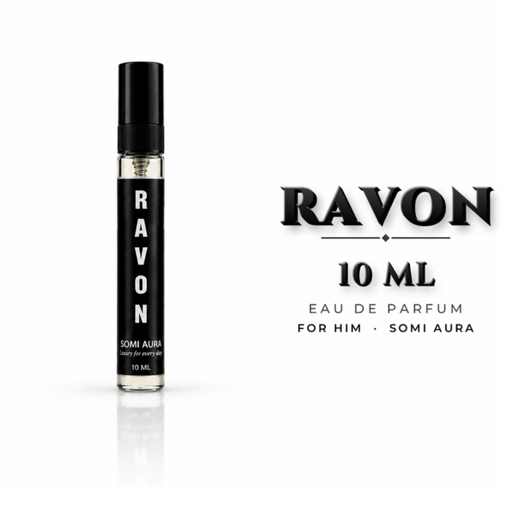 RÀVON 10ml men's bottle — SOMI AURA