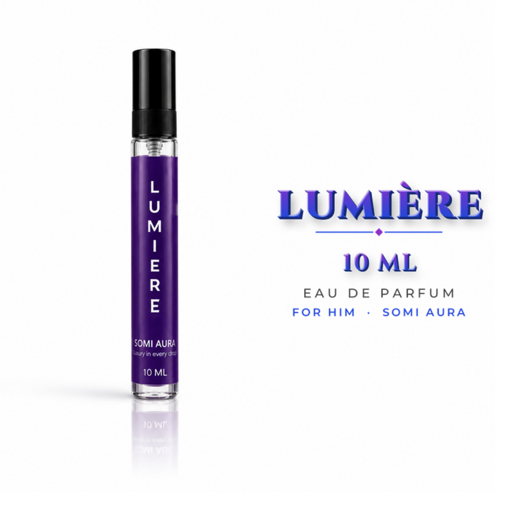 LUMIÈRE 10ml men's bottle — SOMI AURA