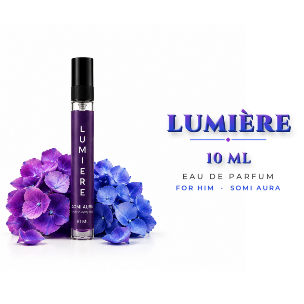 LUMIÈRE 10ml men's with notes — SOMI AURA