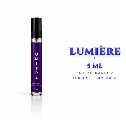 LUMIÈRE 5ml men's bottle — SOMI AURA