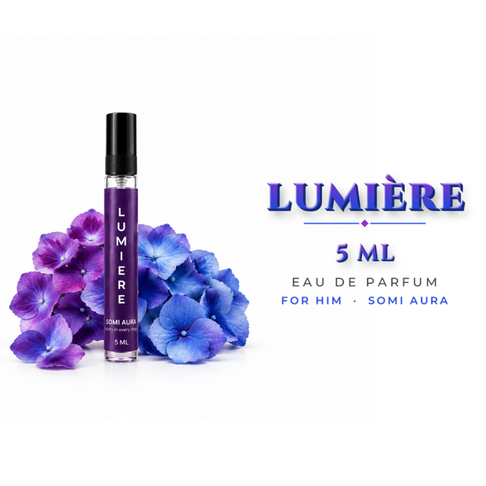 LUMIÈRE 5ml men's with notes — SOMI AURA