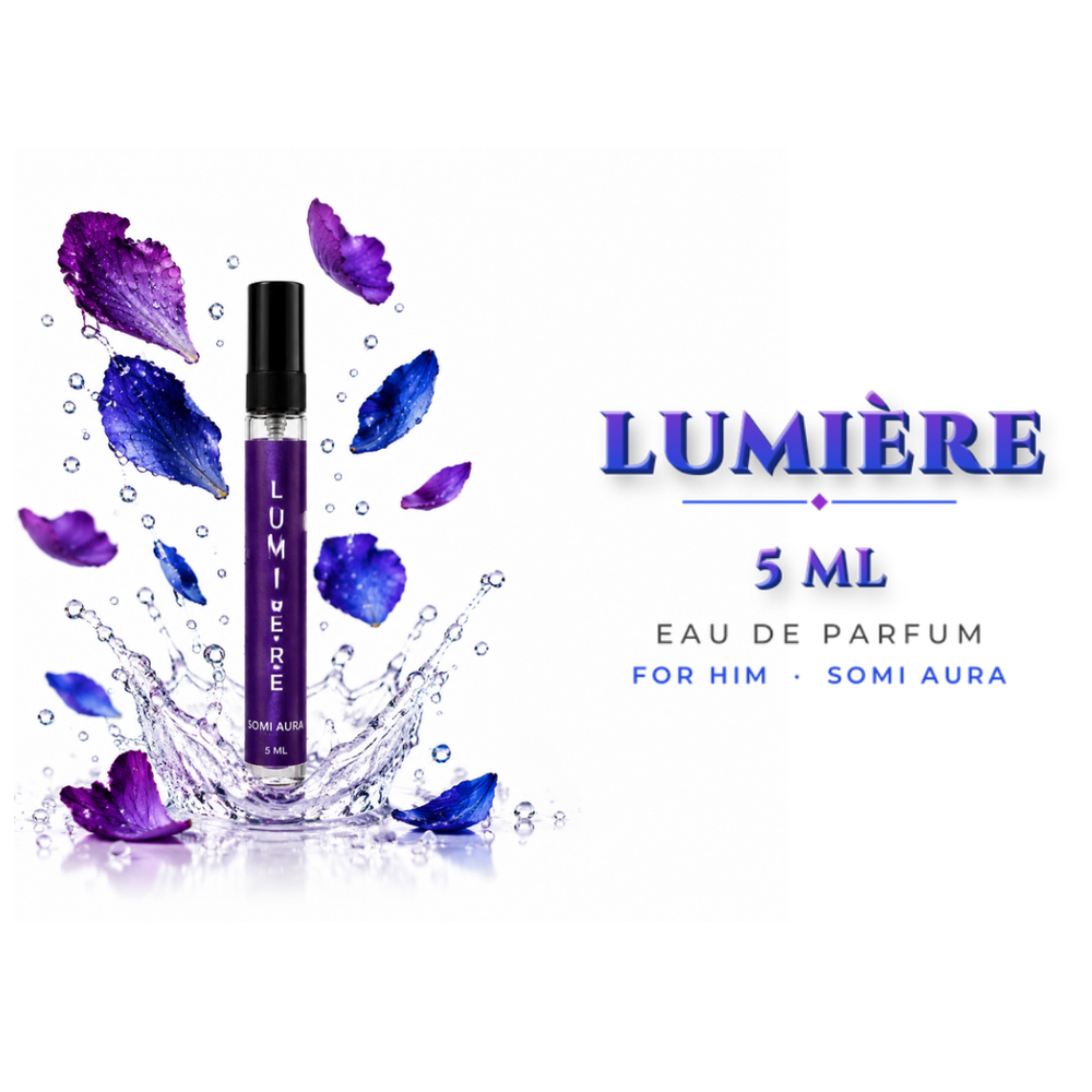 LUMIÈRE 5ml men's splash — SOMI AURA