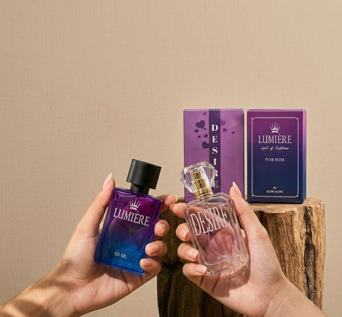 The Signature Set luxury packaging — DESIRE, RÀVON and WHITE TIGER set — SOMI AURA