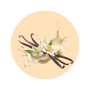 Vanilla cream fragrance note — used in SOMI AURA DESIRE and VELOURA